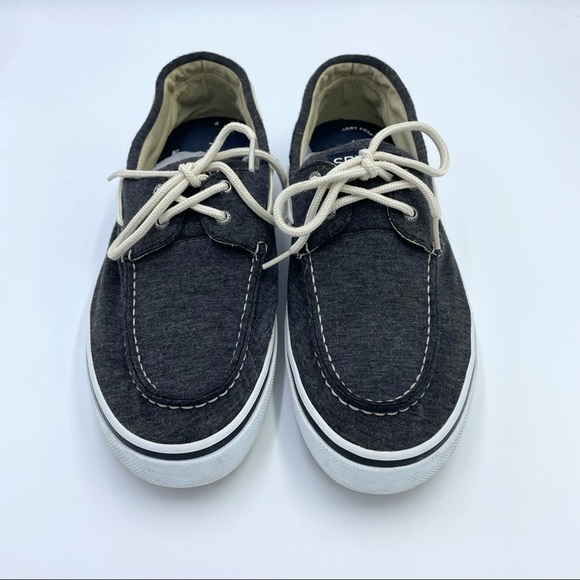 Sperry Top Slider Cloth Boat Shoes Sz 12 - Picture 3 of 12